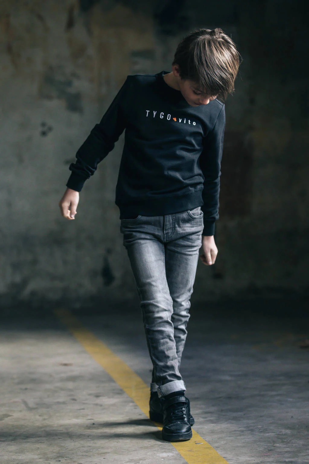 TYGO & vito skinny jeans grijs stonewashed