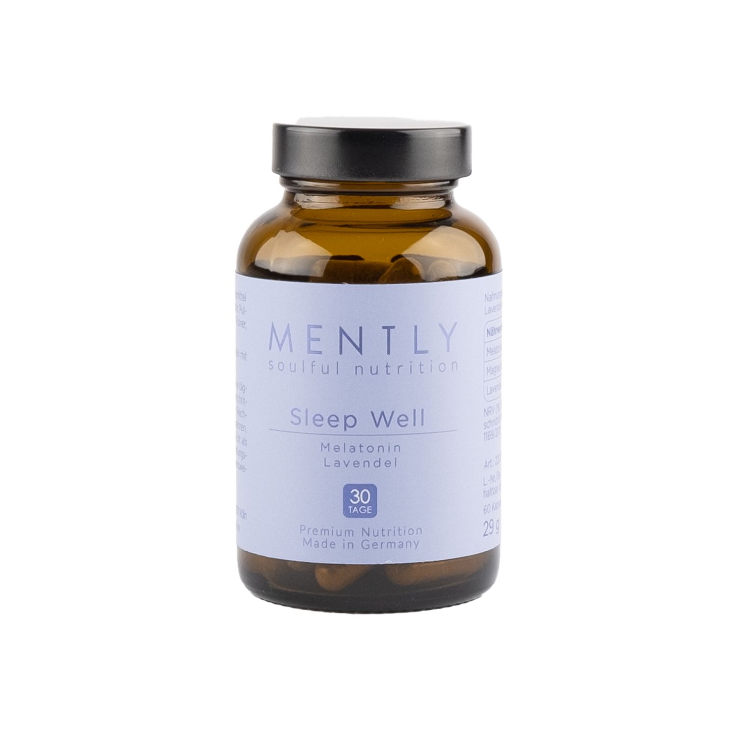 MENTLY Sleep Well mit Melatonin & Lavendel