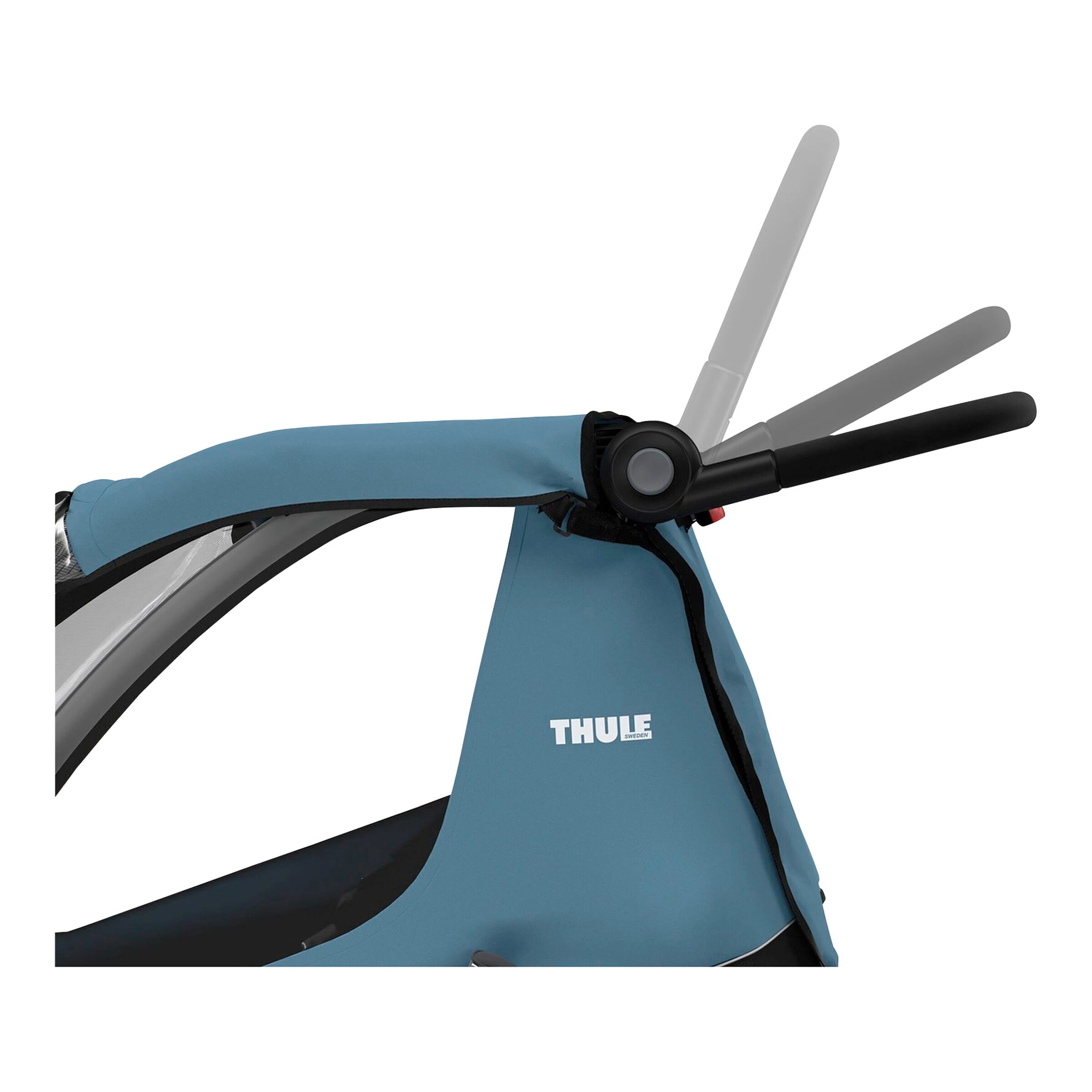 Thule Courier Fahrradanhänger aegean blue