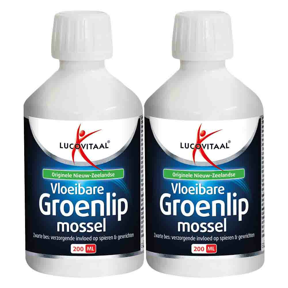 2x Lucovitaal Groenlipmossel Vloeibaar200 ml