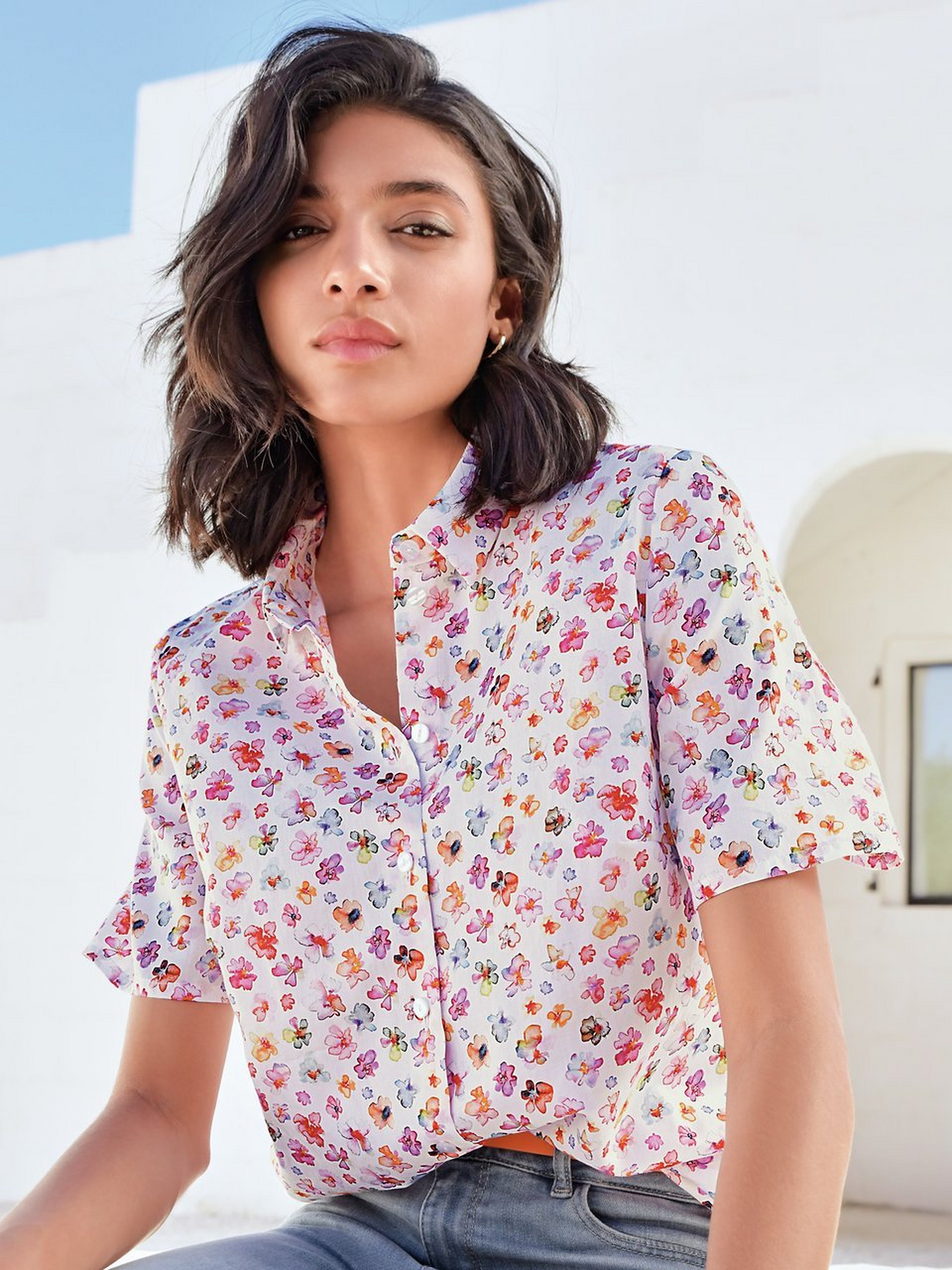 Bluse aus 100% Baumwolle