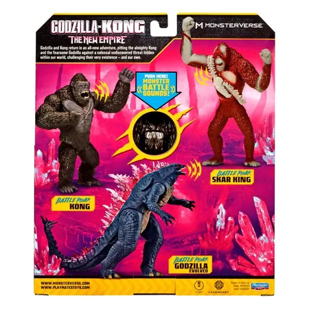 Playmates Toys Godzilla x Kong: Kong Battle Roar Actionfiguren, 17cm
