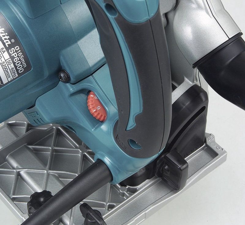Makita SP6000J1X2 - Invalzaag - 1300W - 165mm - Inclusief Geleiderail in Mbox
