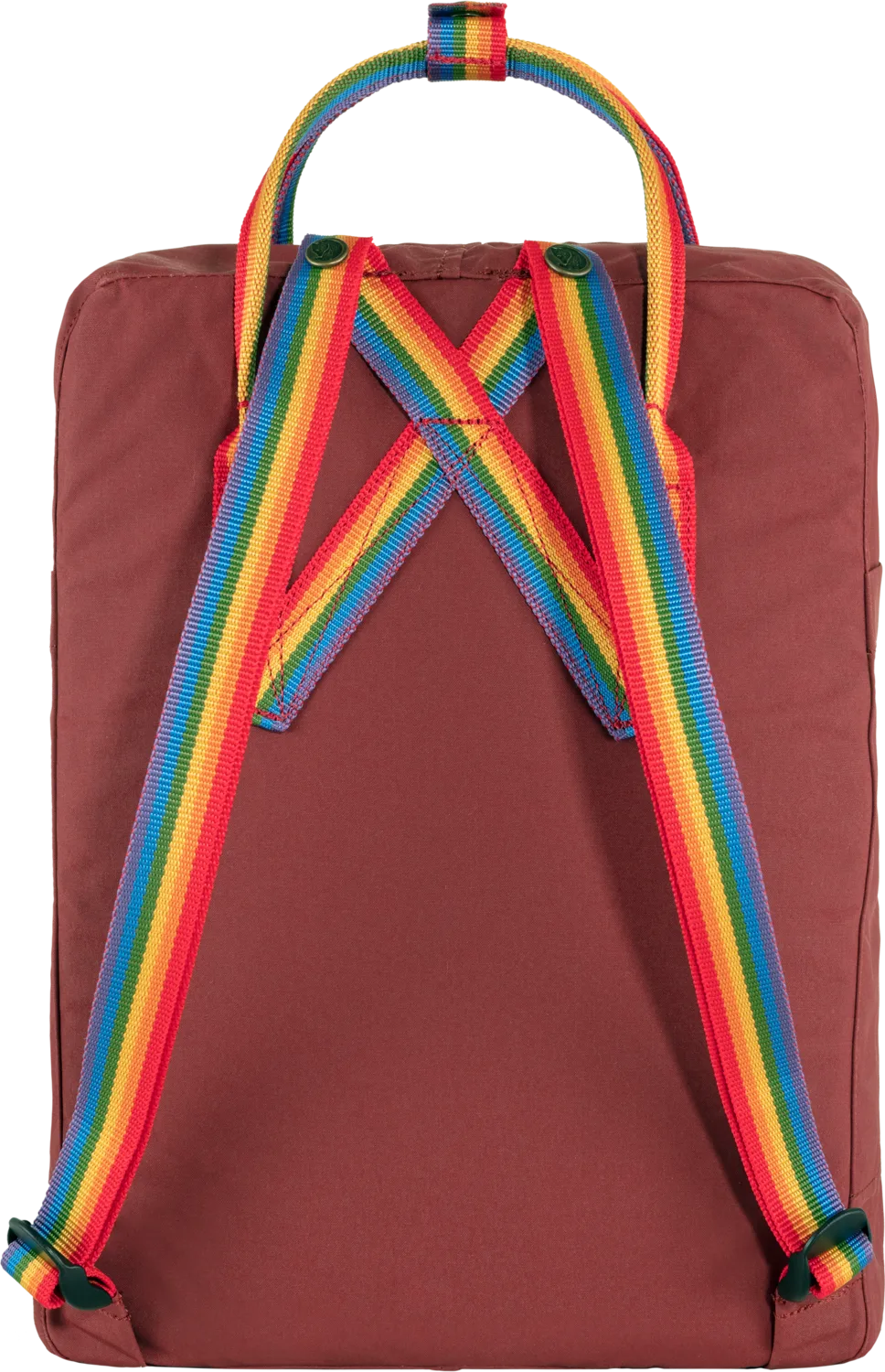 Fjällräven Kånken Rainbow Ox Red-Rainbow Pattern