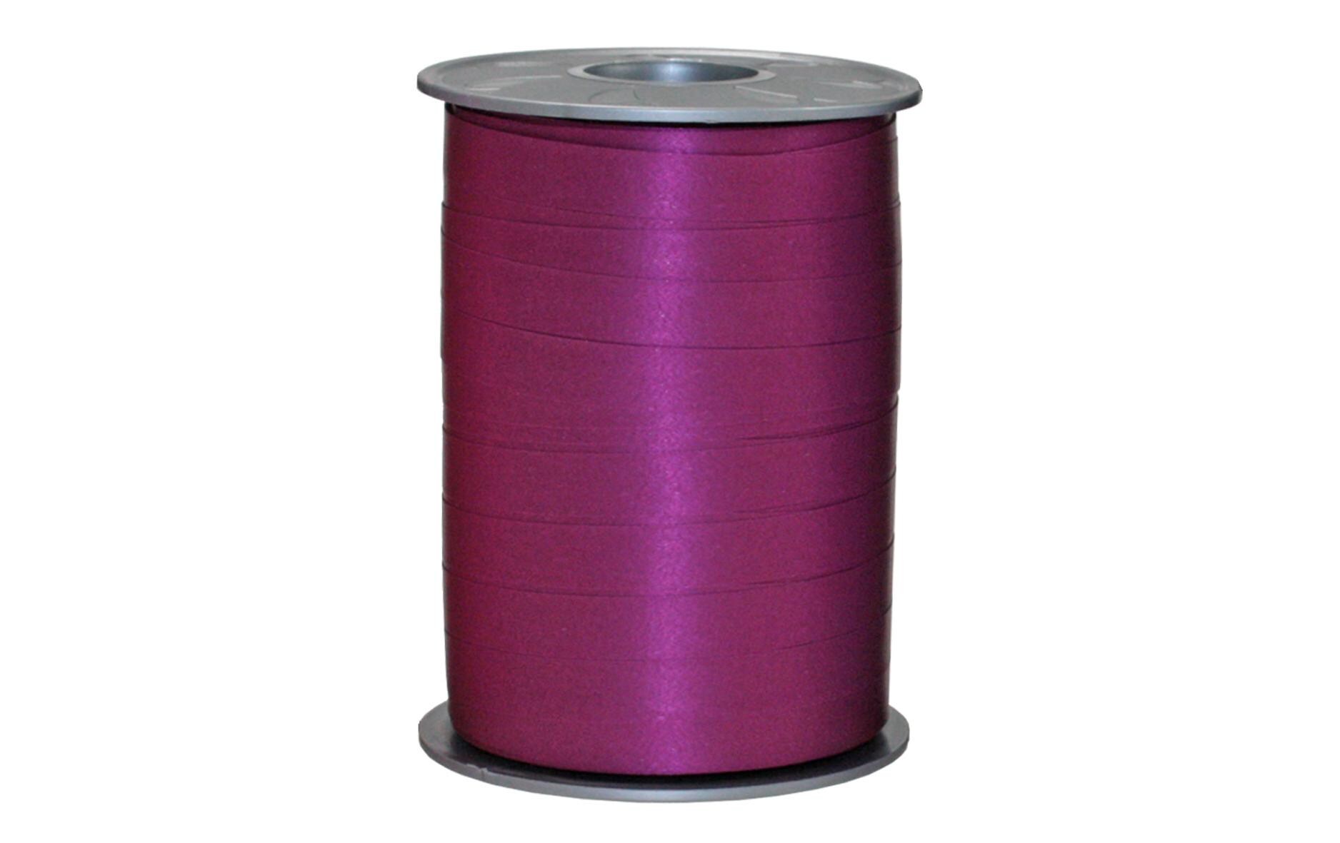 Geschenkband Opak Matt 1 cm x 200 m: Farbe: PurpurKräuselband für Geschenke
