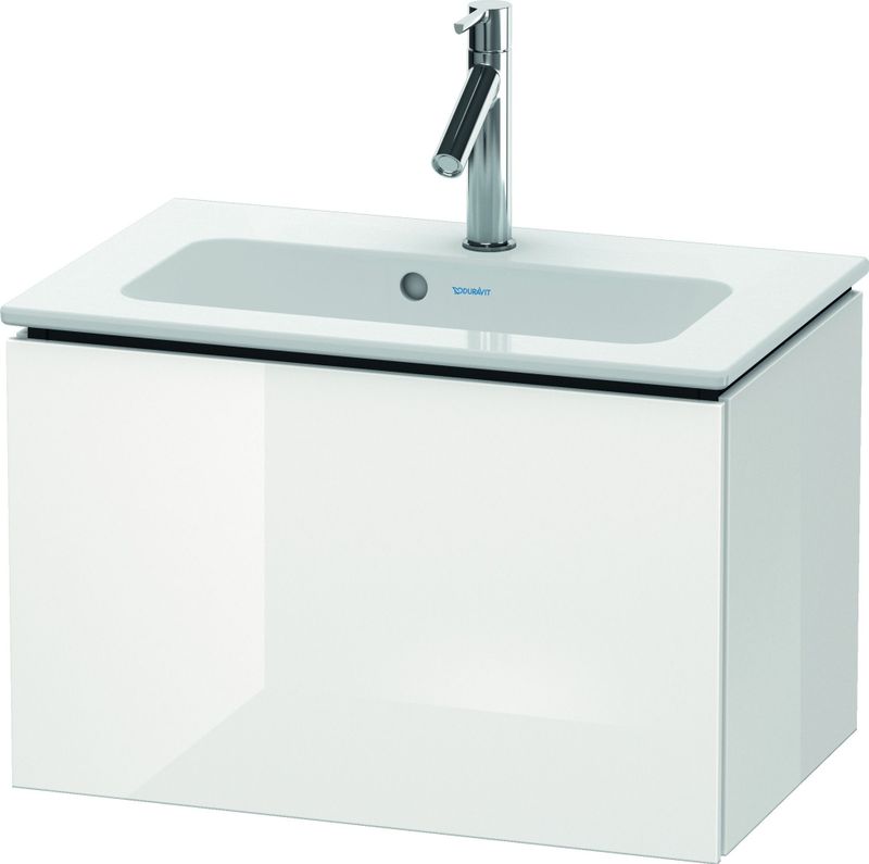 Duravit L-Cube ijdelheidseenheid aan de wand opgehangen Compact, 1 lade, breedte: 620mm, voor Me by Starck 234263, LC615602222