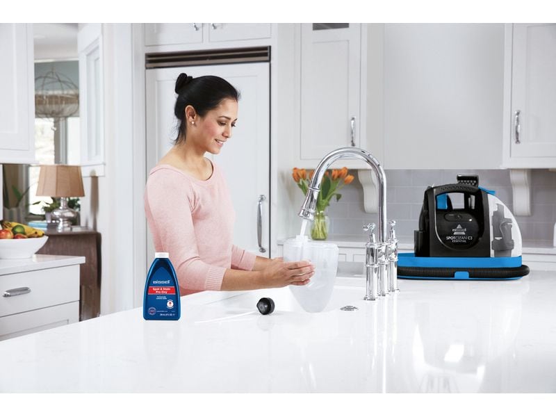 BISSELL Waschsauger SpotClean C3 Essential Schwarz/Blau Teppich- und Polsterreiniger