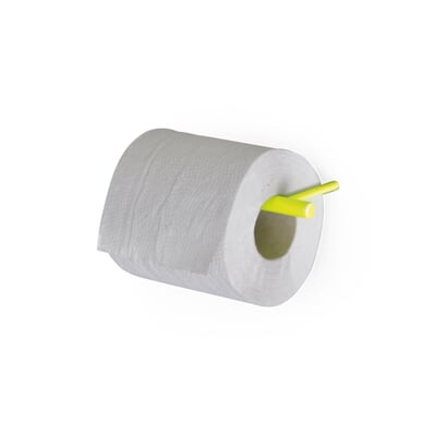 Toilettenpapierhalter Line Hook, RAL 1026 Leuchtgelb