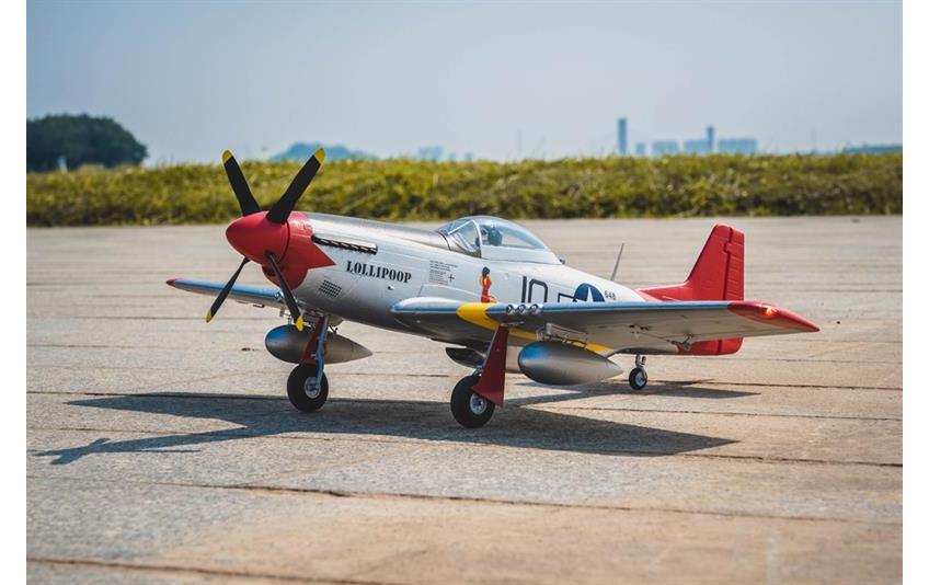 Warbird P-51 Mustang 850 mm PNP<br>RC-Flugzeug mit Vector-Stabi
