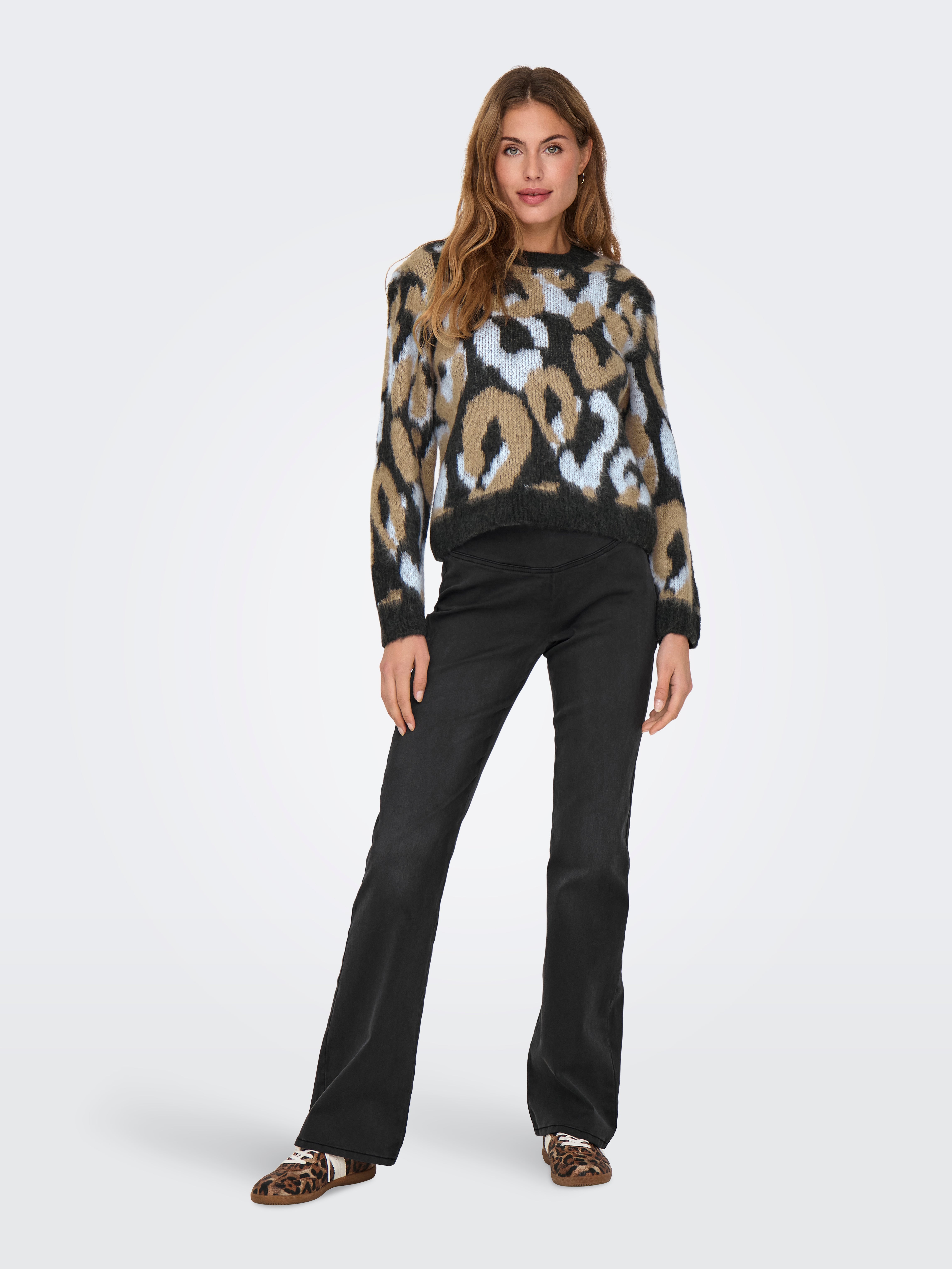 ONLWILD Strickpullover Pirate Black