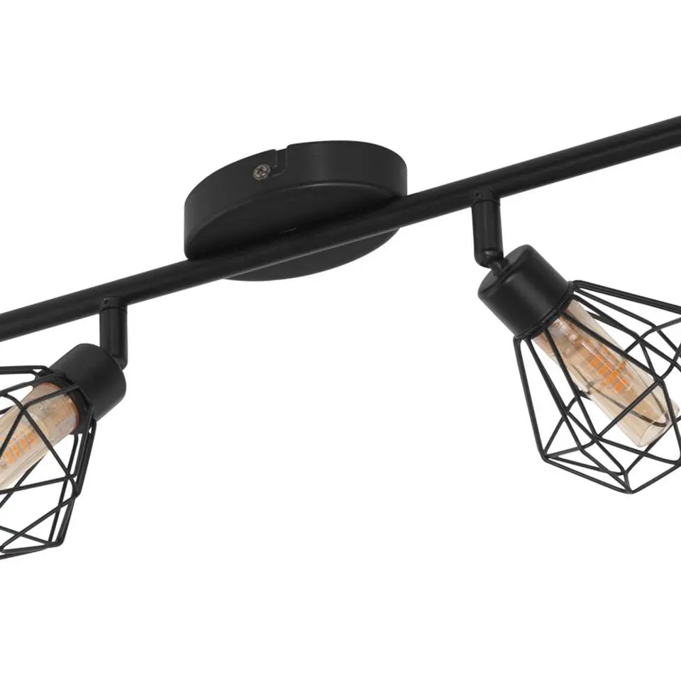 EDI light Zapata 1 Opbouwspot - 4 lichts - G9 - Glas - Amber