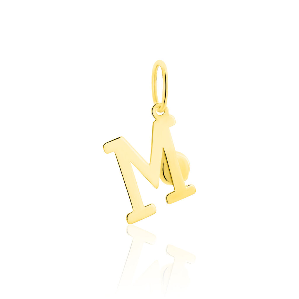 Pendentif Helidie Coccinelle Lettre Or Jaune