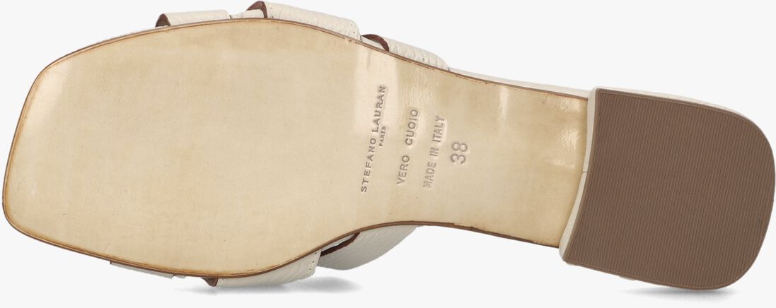 beige stefano lauran slippers 24050