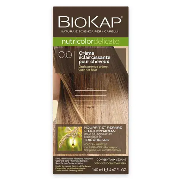 Biokap Nutricolor Delicato Creme Clareador Capilar 0.0 140ml