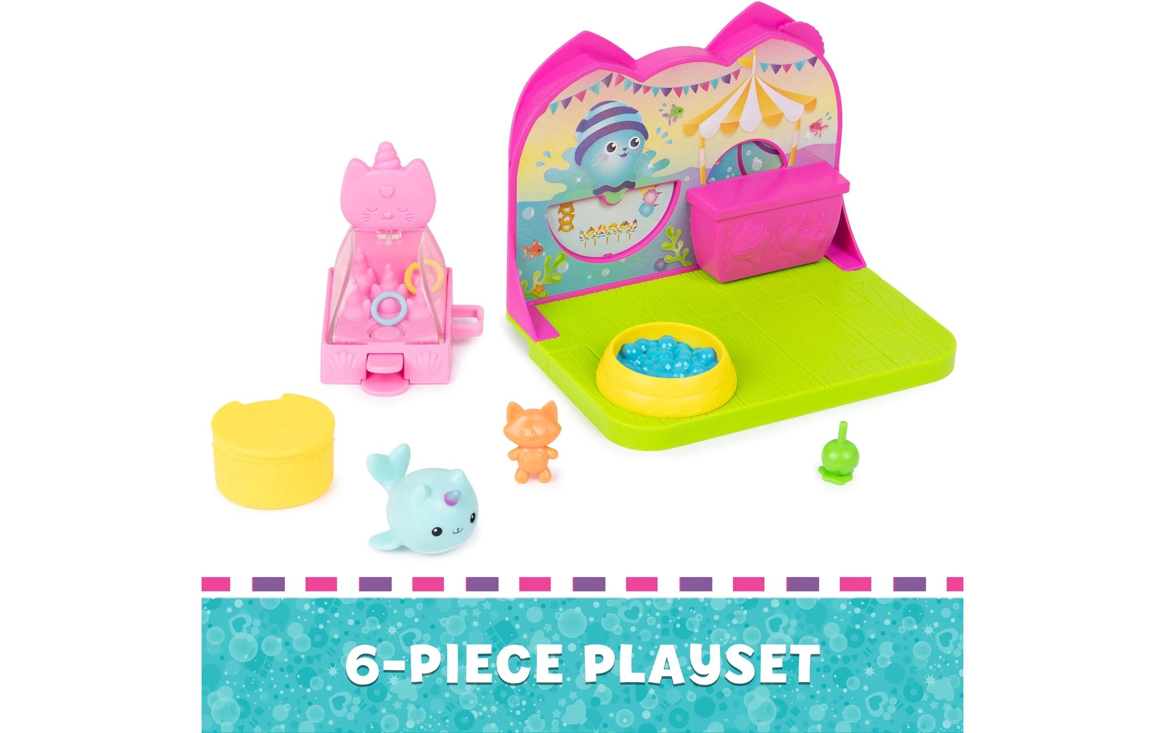 Gabby's Dollhouse Deluxe Room Carnival Cat AdventuresAuthentische Nachbildung der Animationsserie