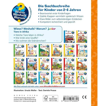 Ravensburger Wieso? Weshalb? Warum? Mein erstes Vorschulbuch: Buchstaben und Zahlen
