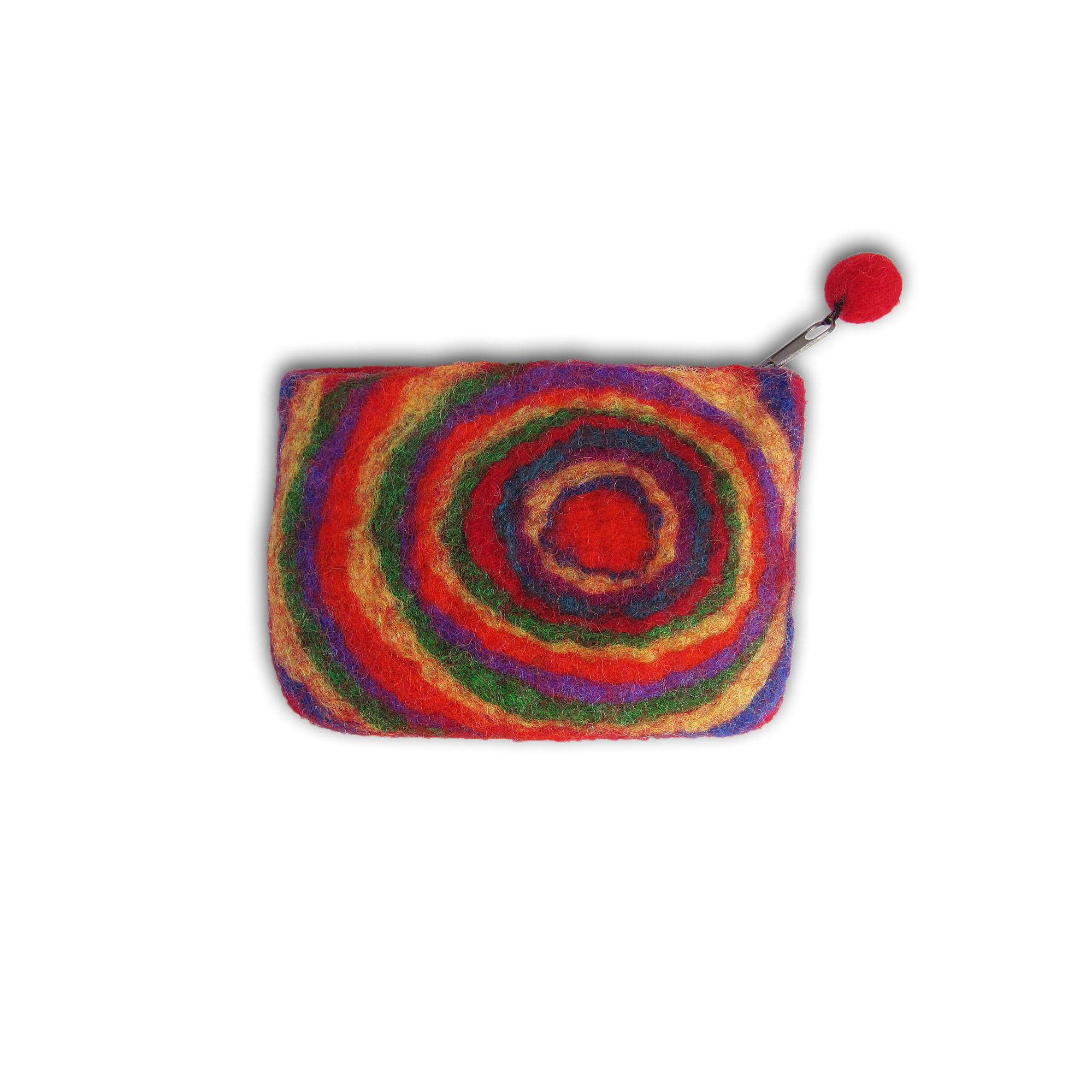Filz-Etui 'Spirale' multicolor, B 16 cm, H 10 cm günstig bestellen