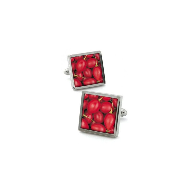 Boutons de manchette, tamarillo