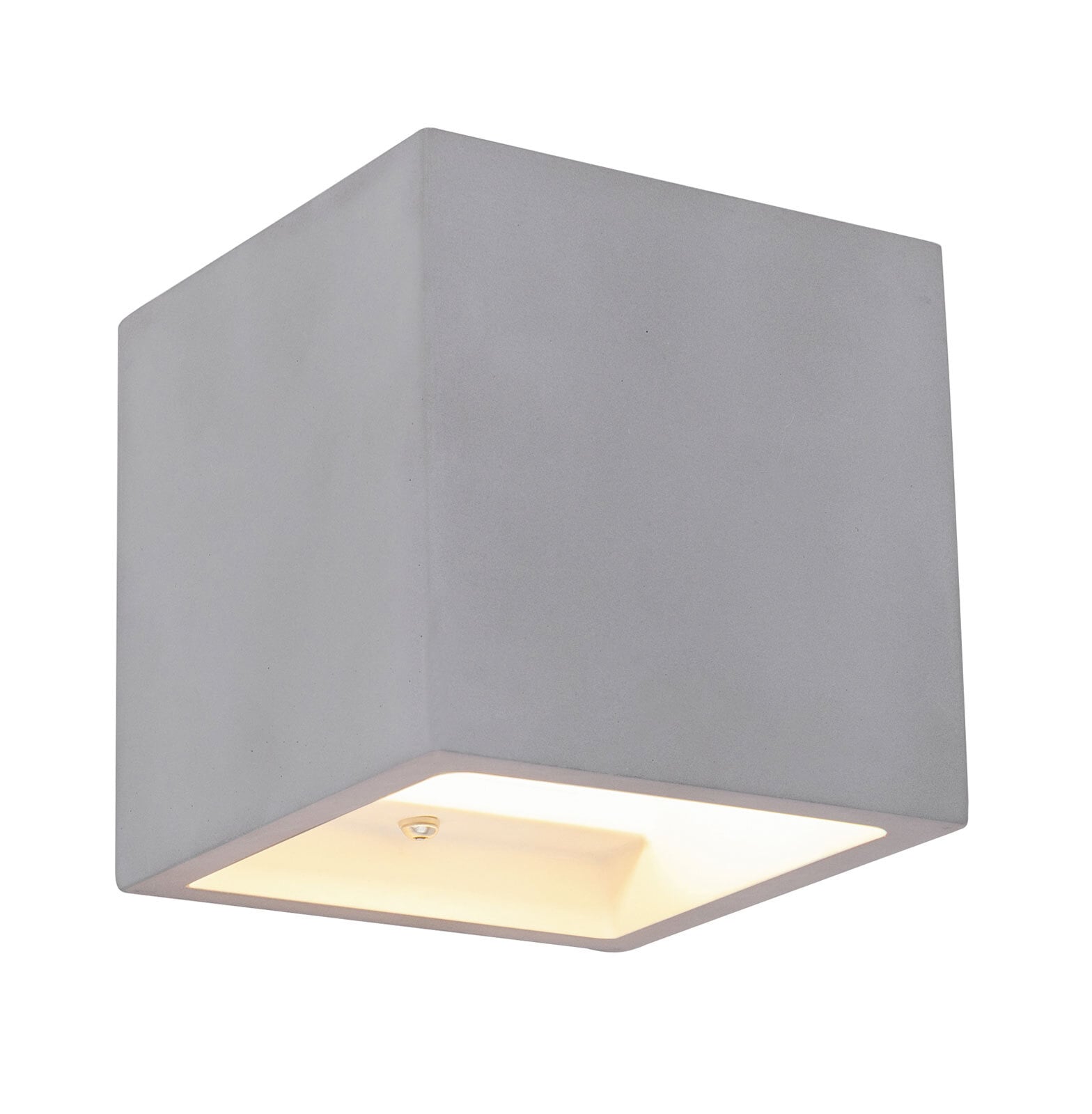 GLOBO Retrofit Wandleuchte Timo 11,5x11,5 cm 11,5 cm grau