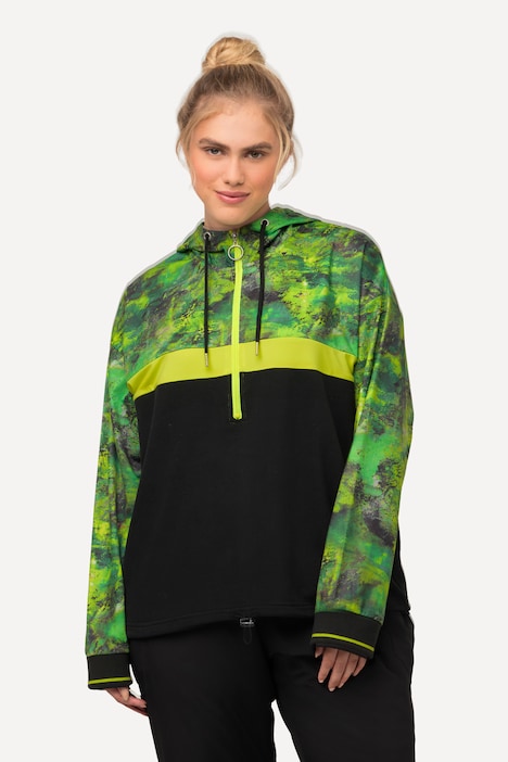 Hoodie, schnelltrocknend, Kapuze, Tunnelzug, Langarm