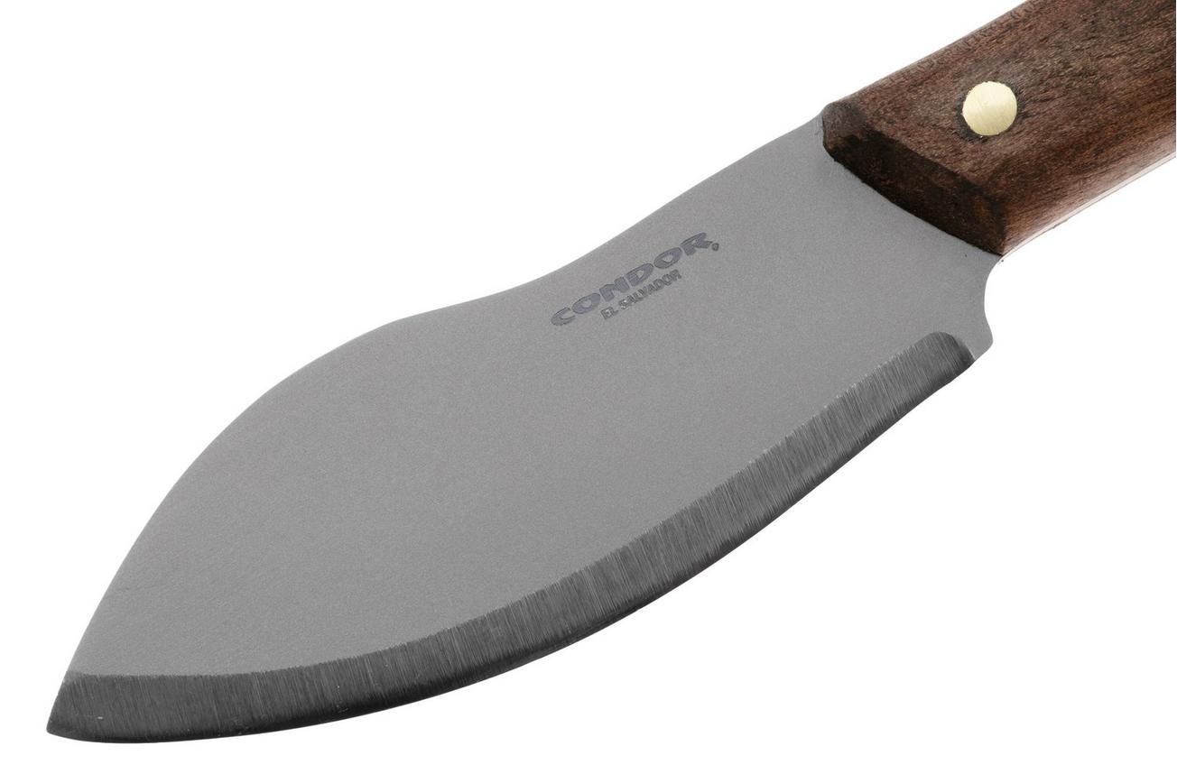 Condor Nessmuk Knife CTK230-4HC Bead Blasted 1075, Walnut, vaststaand mes