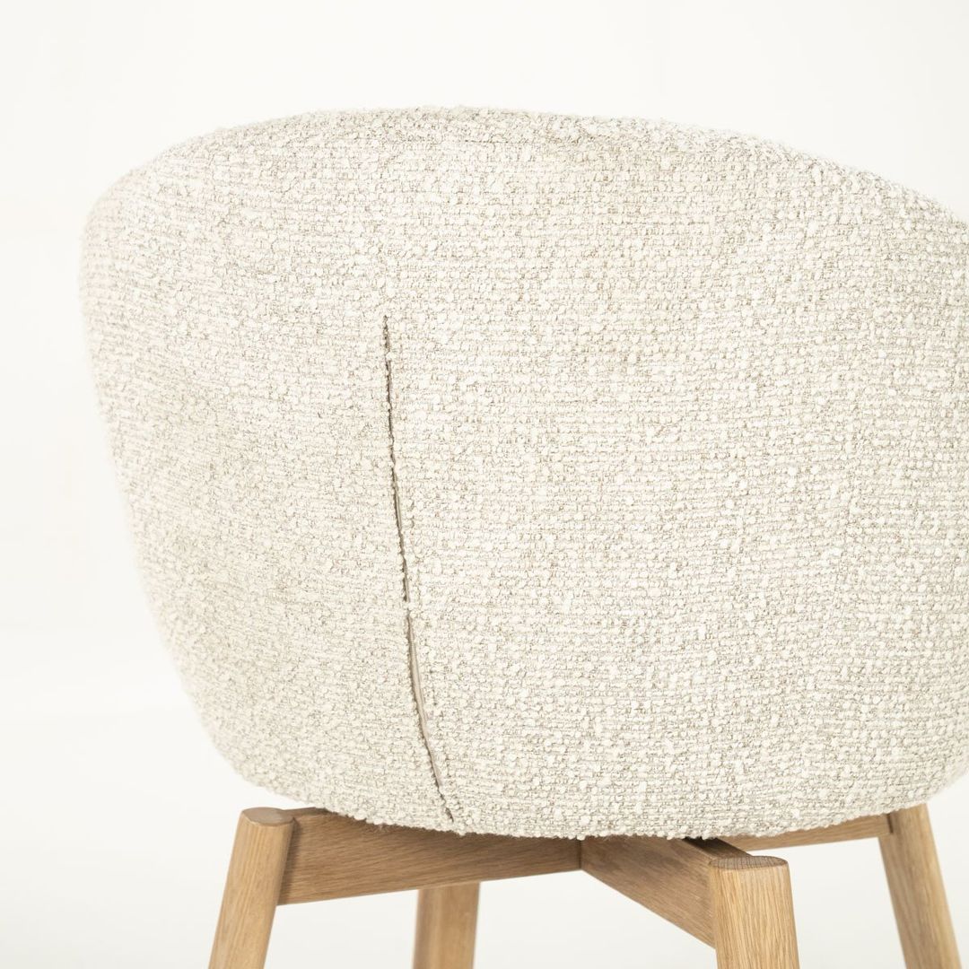 Eetkamerstoel Livia Beige van Eleonora