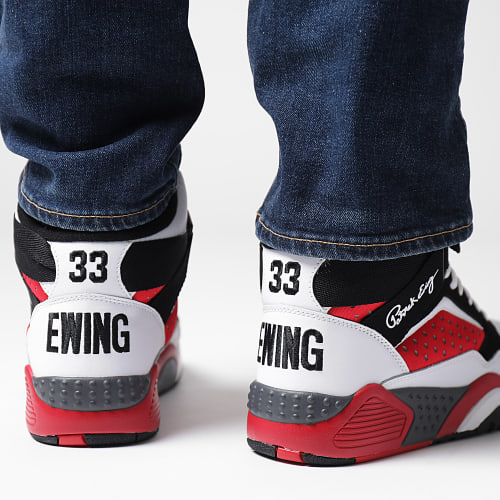 Baskets Ewing Focus 1EW90049 White Black Red
