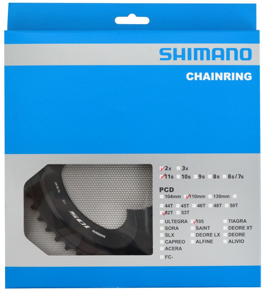Shimano Kettenblatt für FC-R7000 52/36 Zähne kaufen | Bike-Discount