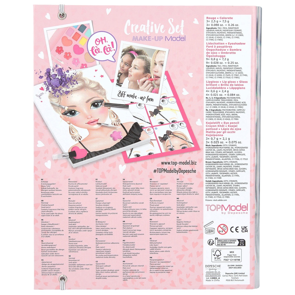 TOPModel Make-up Kreativmappe