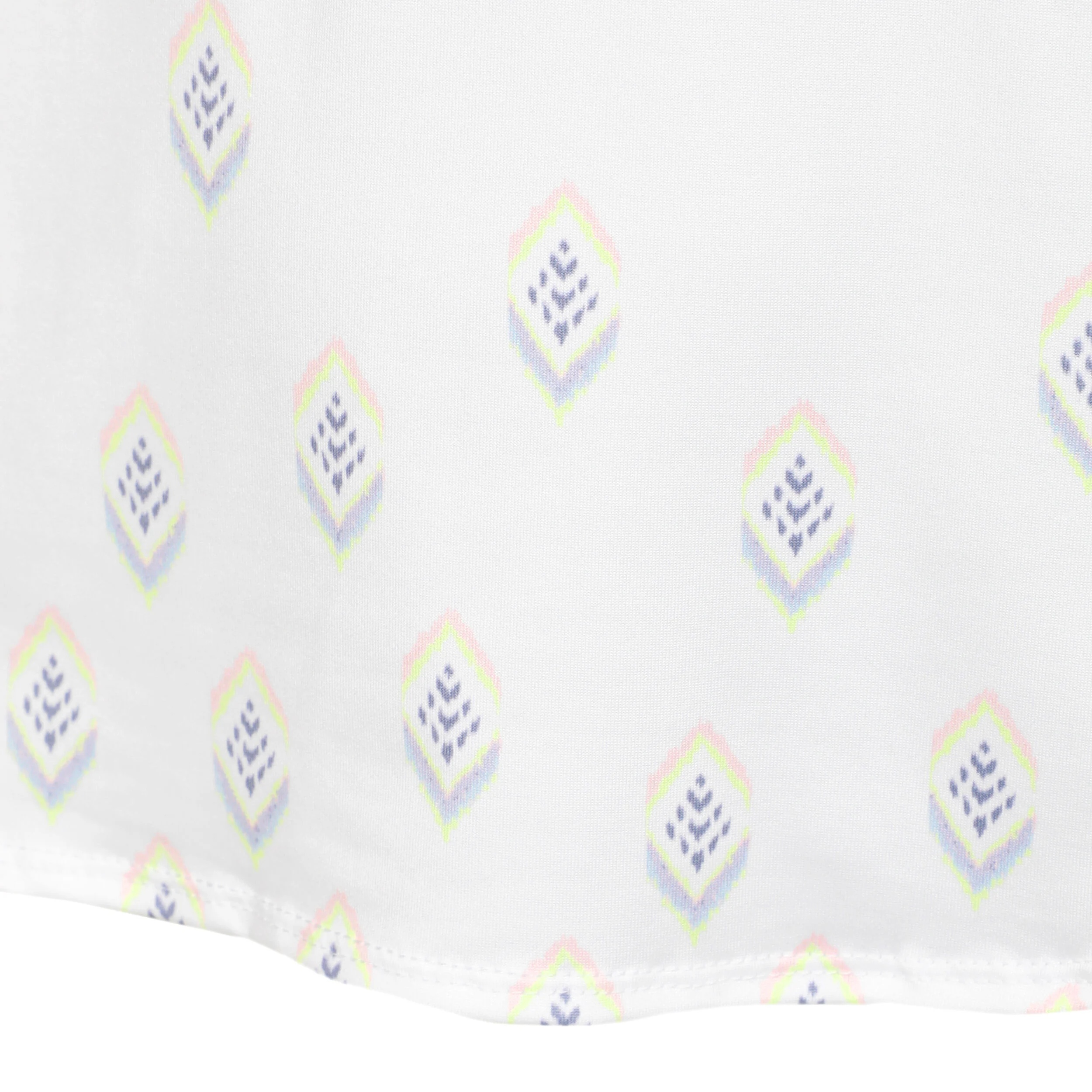 Lucky in Love Breezy Ikat Débardeur Tank Top Femmes - Blanc , Multicouleur
