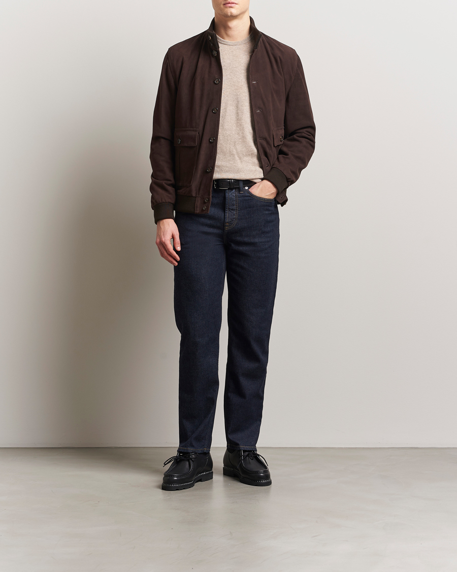 Valstar Valstarino Suede Jacket Dark Brown