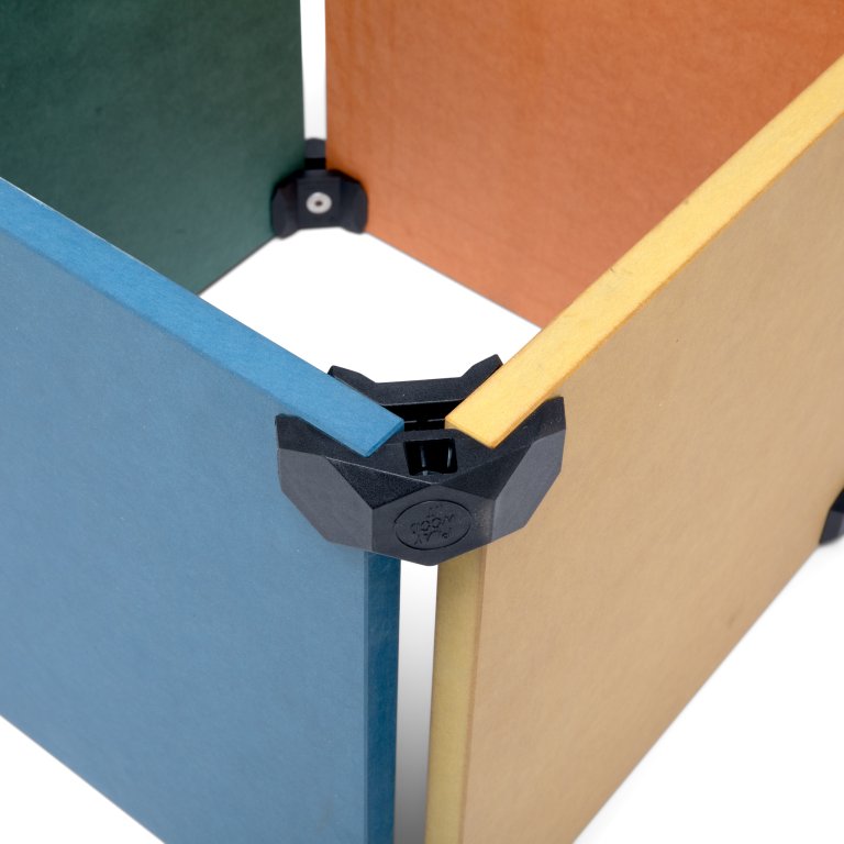 MDF durchgefärbt Möbelplatte roh mit ca. 2 mm Fase