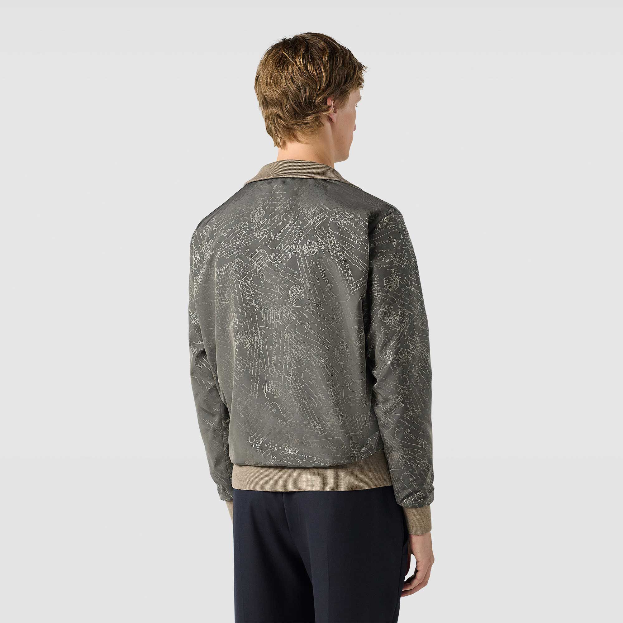 Blouson Reversible En Laine
