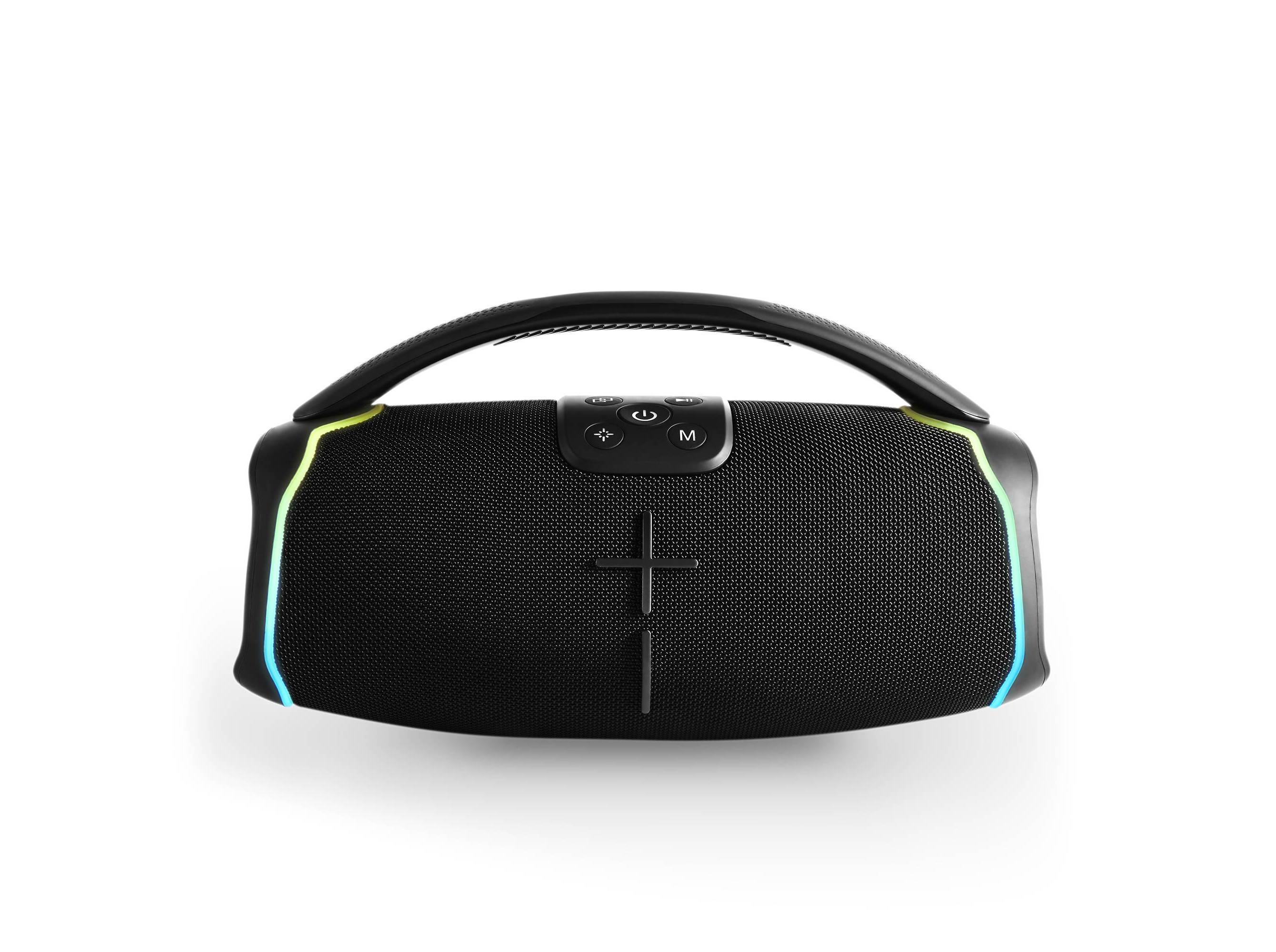 COLUNA PORTÁTIL ENERGY SISTEM HYPERBEAT PRETO 80W