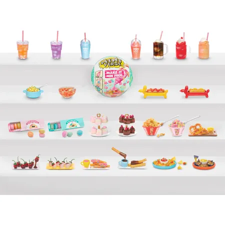 MGA Entertainment Miniverse - Make It Mini Foods: Café in Sidekick Series 2B, sortiert