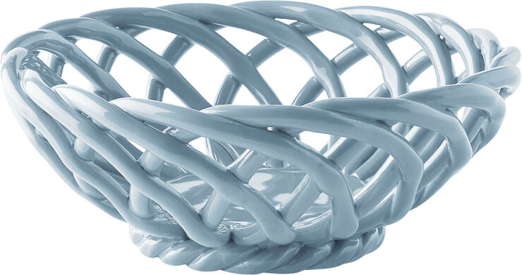 OCTAEVO CERAMIC BASKET SICILIA SMALL LIGHT BLUE Light blue