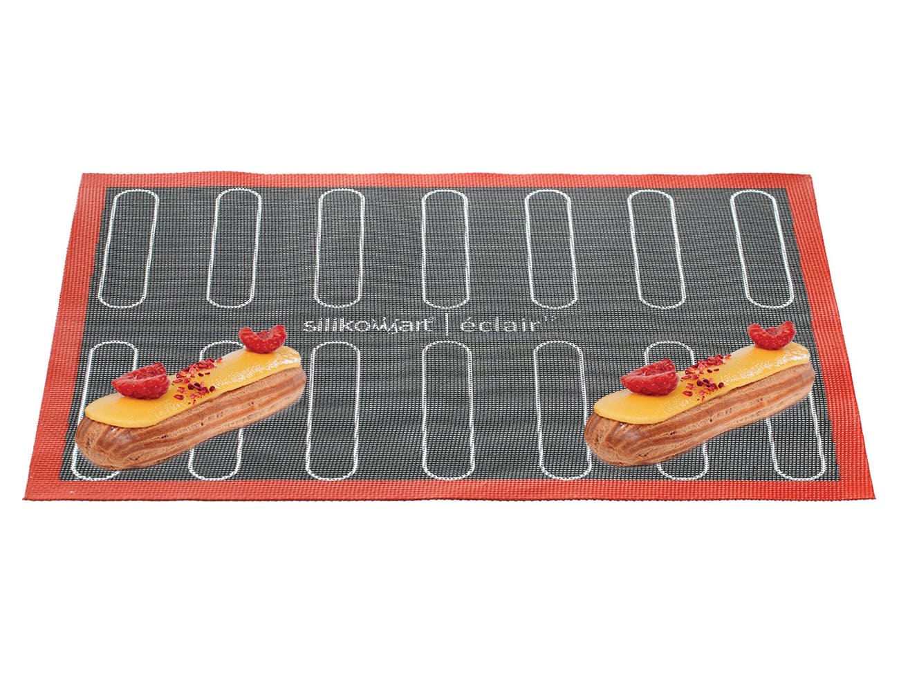 Tapis de cuisson - spécial choux, éclairs et pains - 40 x 30 cm - Silikomart