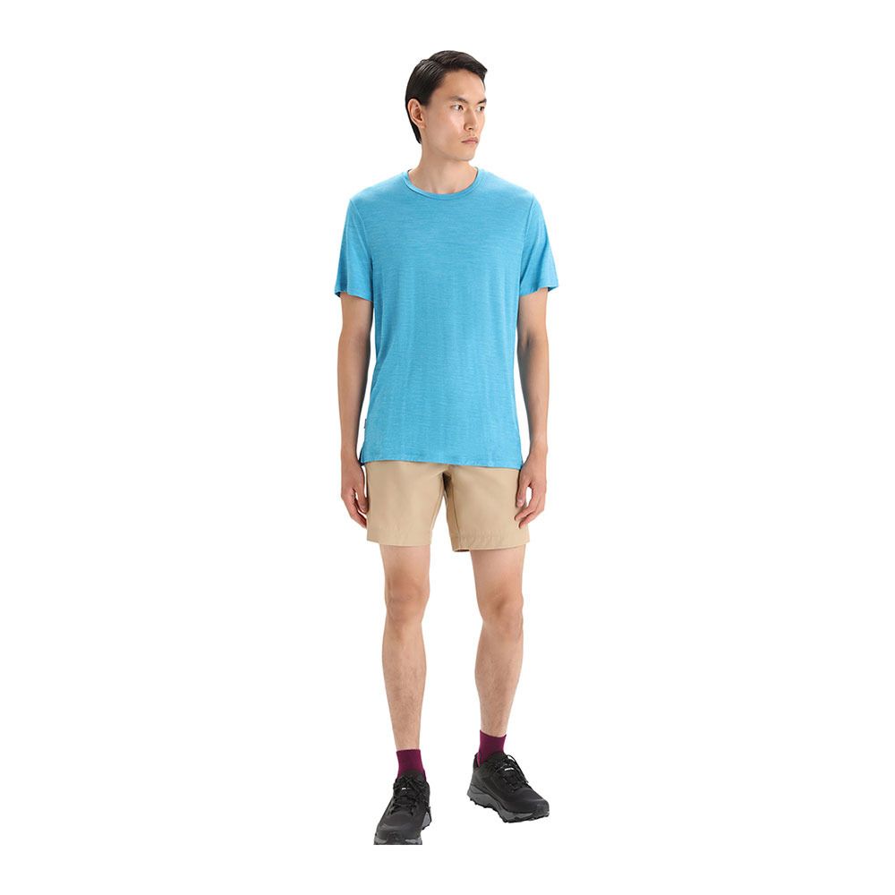 Icebreaker SPHERE II - Tee-shirt Homme geo blue hthr