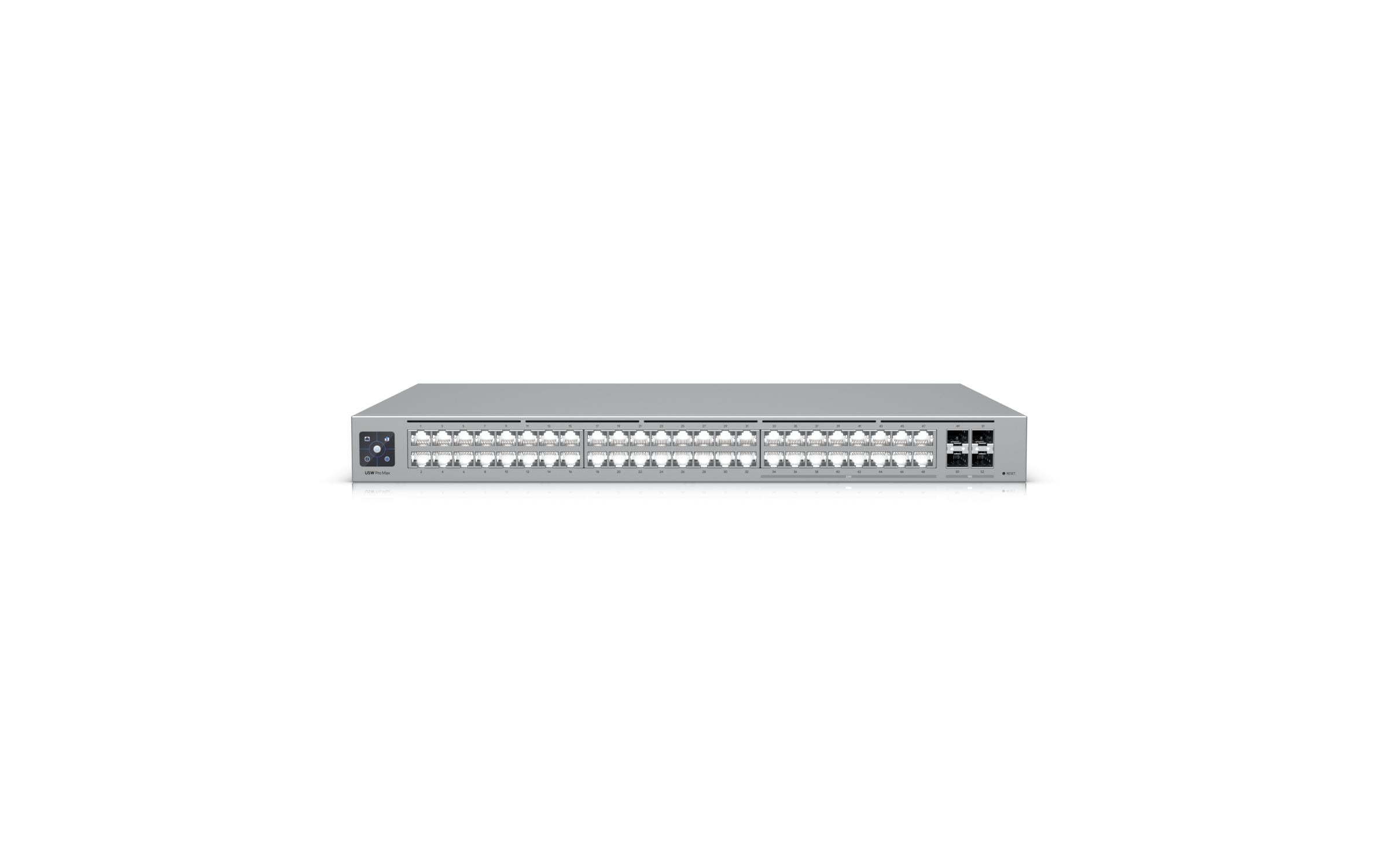 Pro Max 48 52 Port<br>Leistungsstarker 48-Port Managed Switch für professionelle Netzwerke