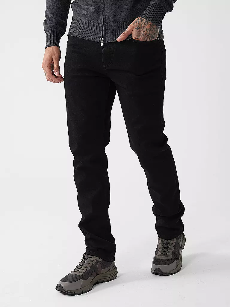 BOSS Jeans Slim Fit DELAWARE schwarz