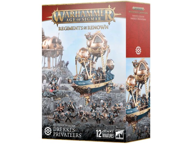 Games Workshop Figurenset Warhammer Age of Sigmar Kharadron Berühmtes Regiment: Drekkis Freibeuter – Bausatz