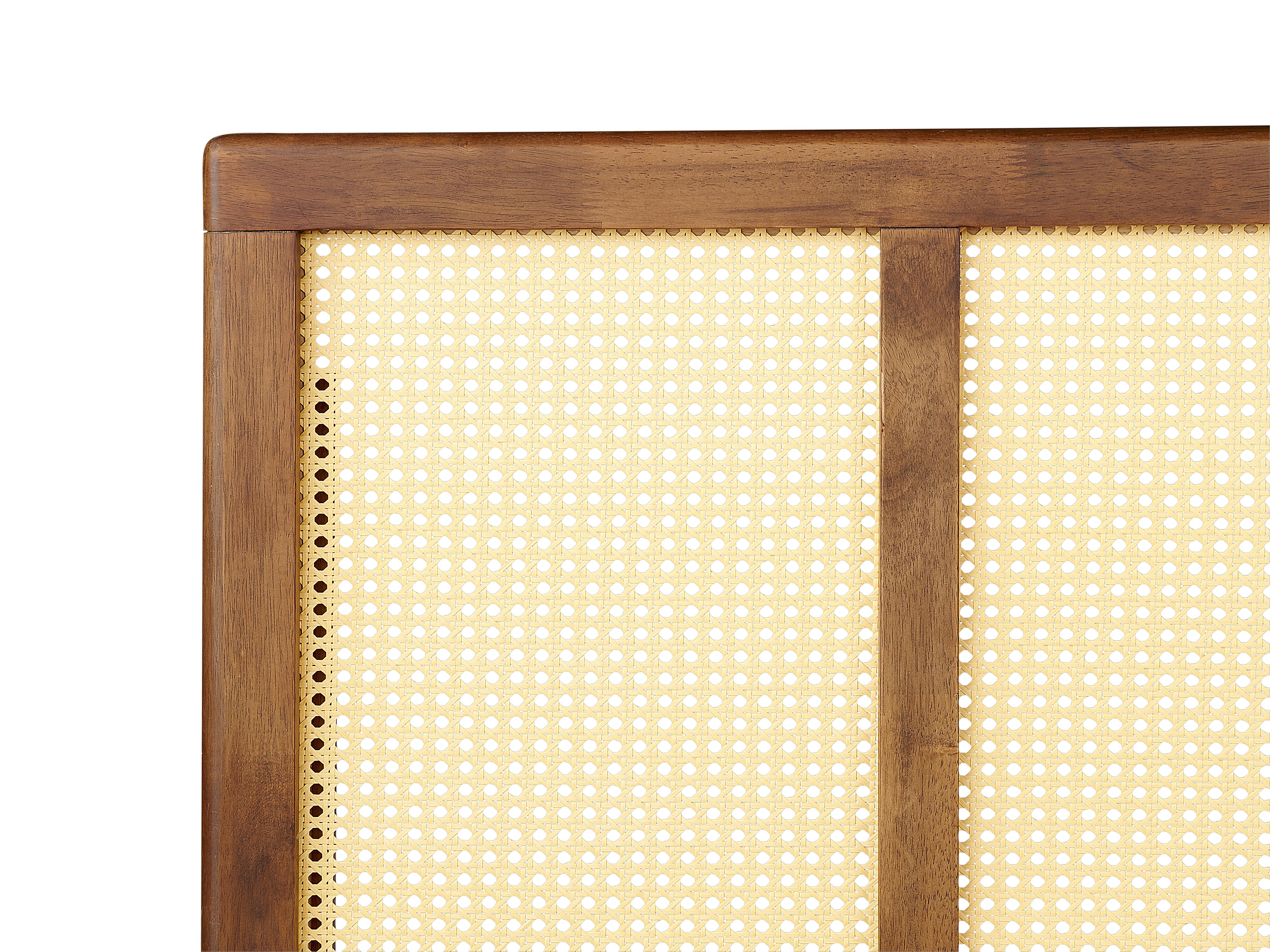 Bed Rotan AURAY 160 x 200 cm Bruin