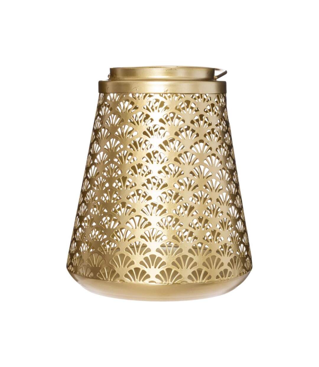 Lanterne en Métal Design Feel 19cm Or