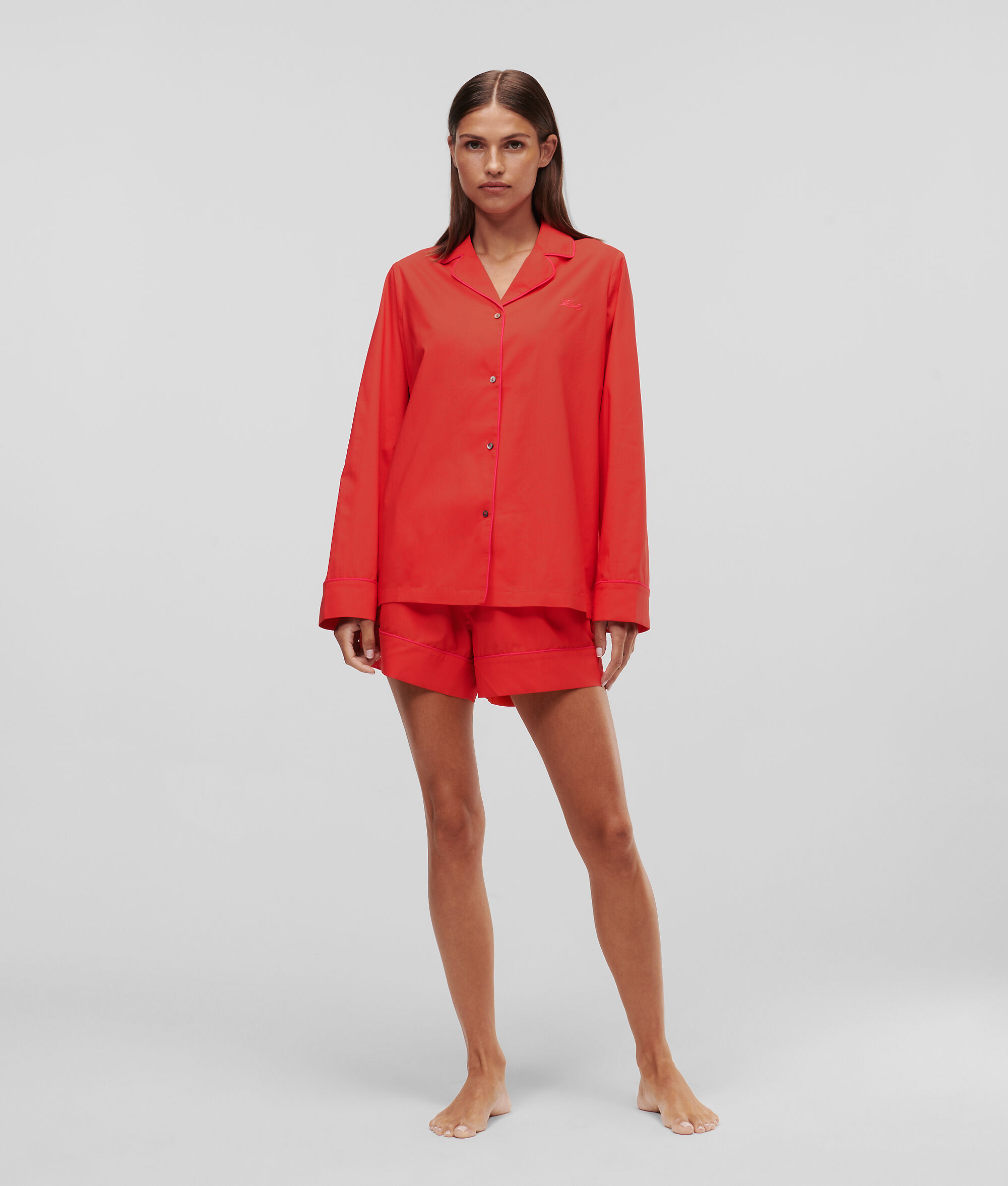 ENSEMBLE PYJAMA CHEMISE ET SHORT KARL