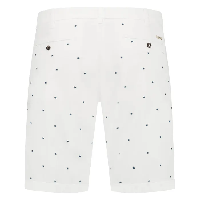 40WEFT Lennybe Micro Ricamo Asterisco Chino Short Heren