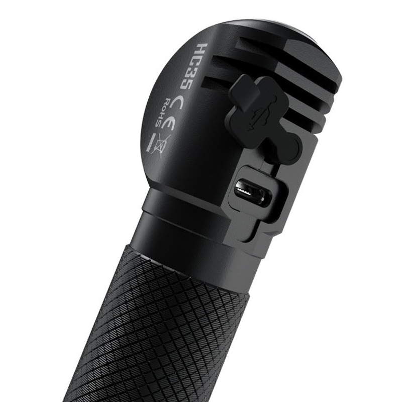 NiteCore HC35 hoofdlamp met zaklamp
