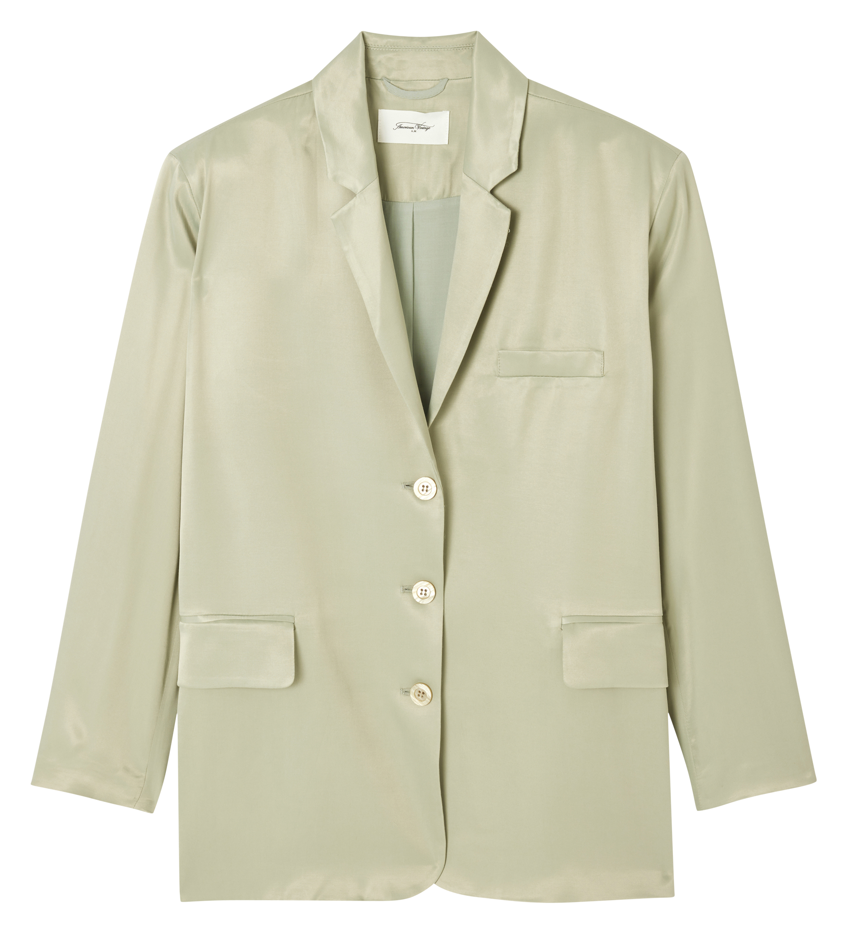 UNYL - Blazer oversize satiné | Gris