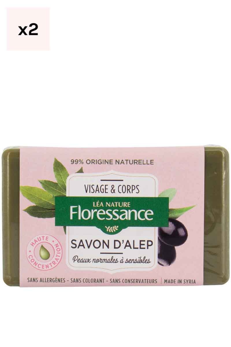 Savons d'Alep - Peaux normales à sensibles - Visage & corps - 2 x 100 g