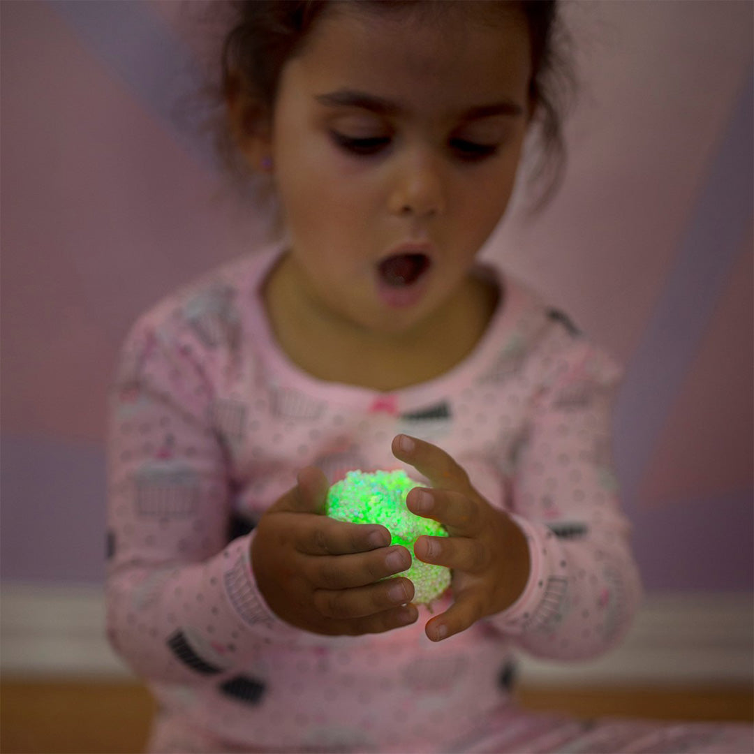 learning resources playfoam - glow in the dark - 8 kleuren