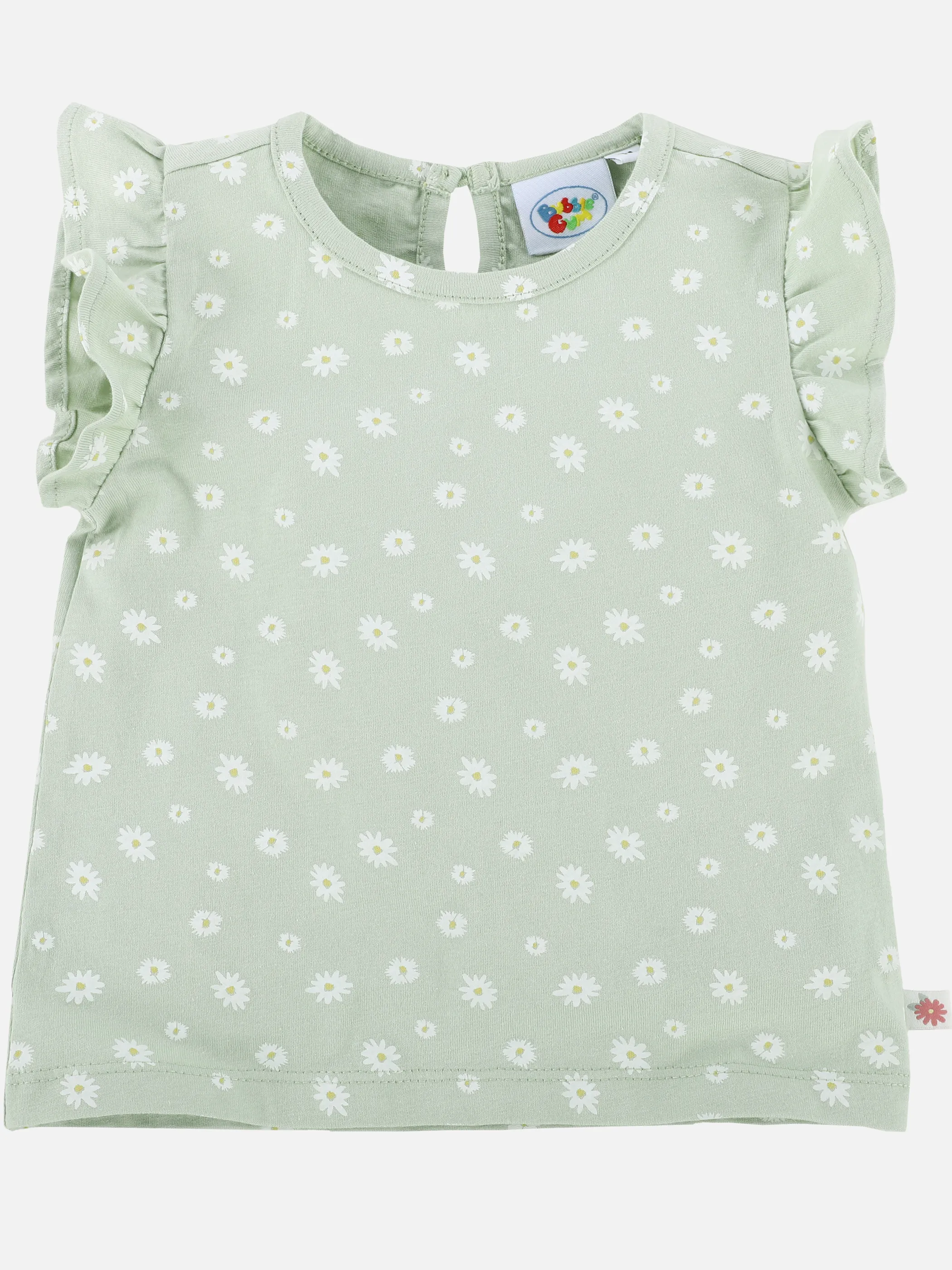 Baby Mädchen Shirt mit Blümchen Alloverprint